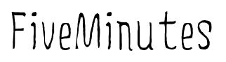 FiveMinutes font